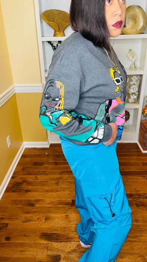 Chute -cargo jogger pants (blue jewel)